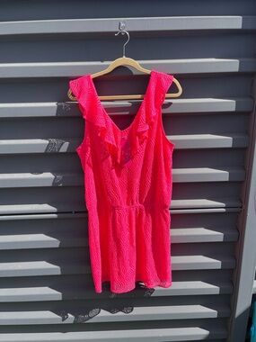 Lilly Pulitzer NWT Hot Pink Alessa Romper